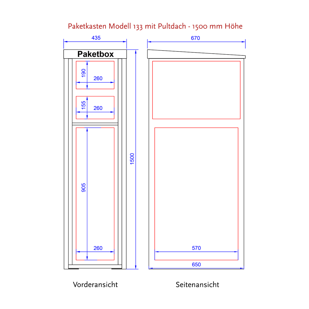 Paketkasten Modell 133.1