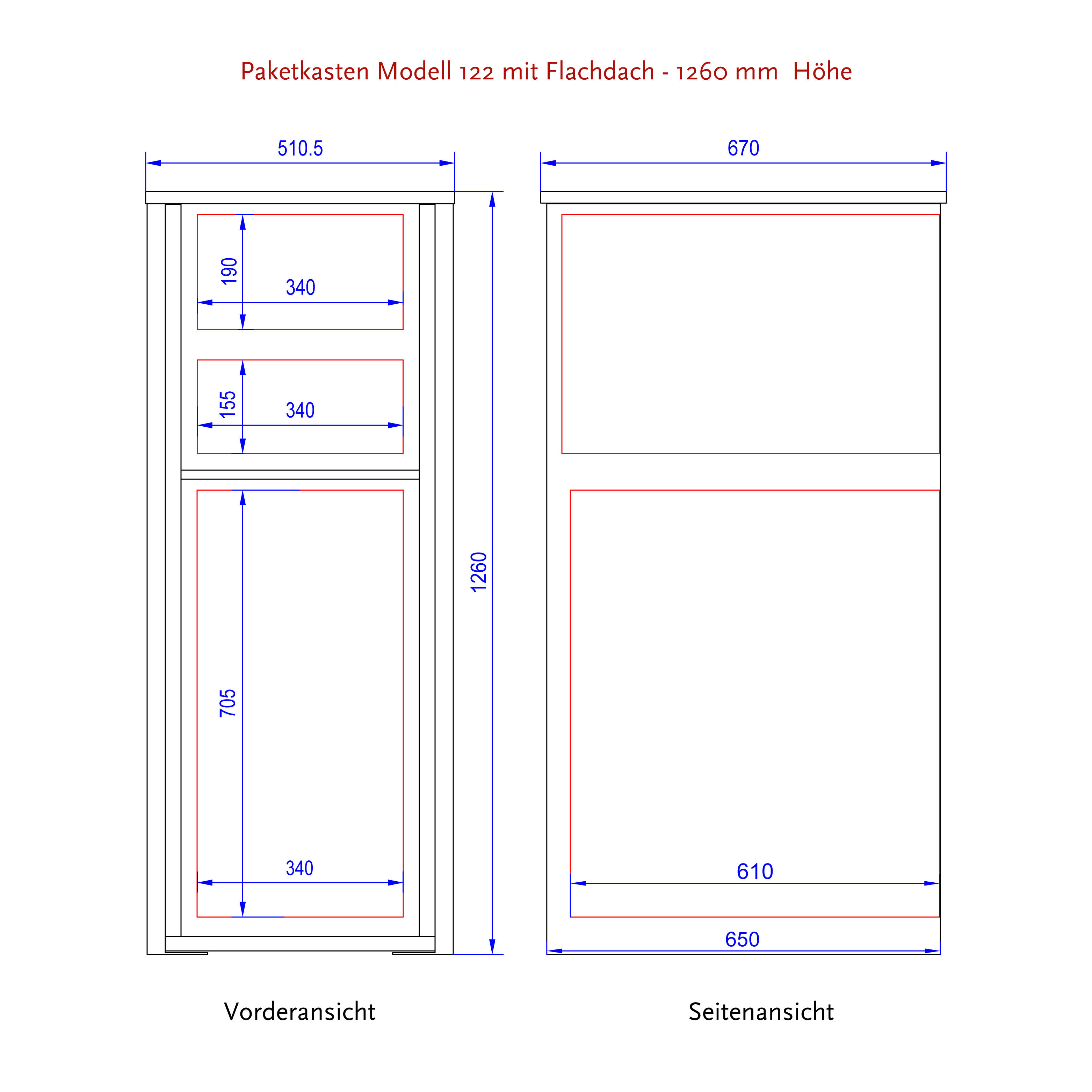 Paketkasten Modell 122.1