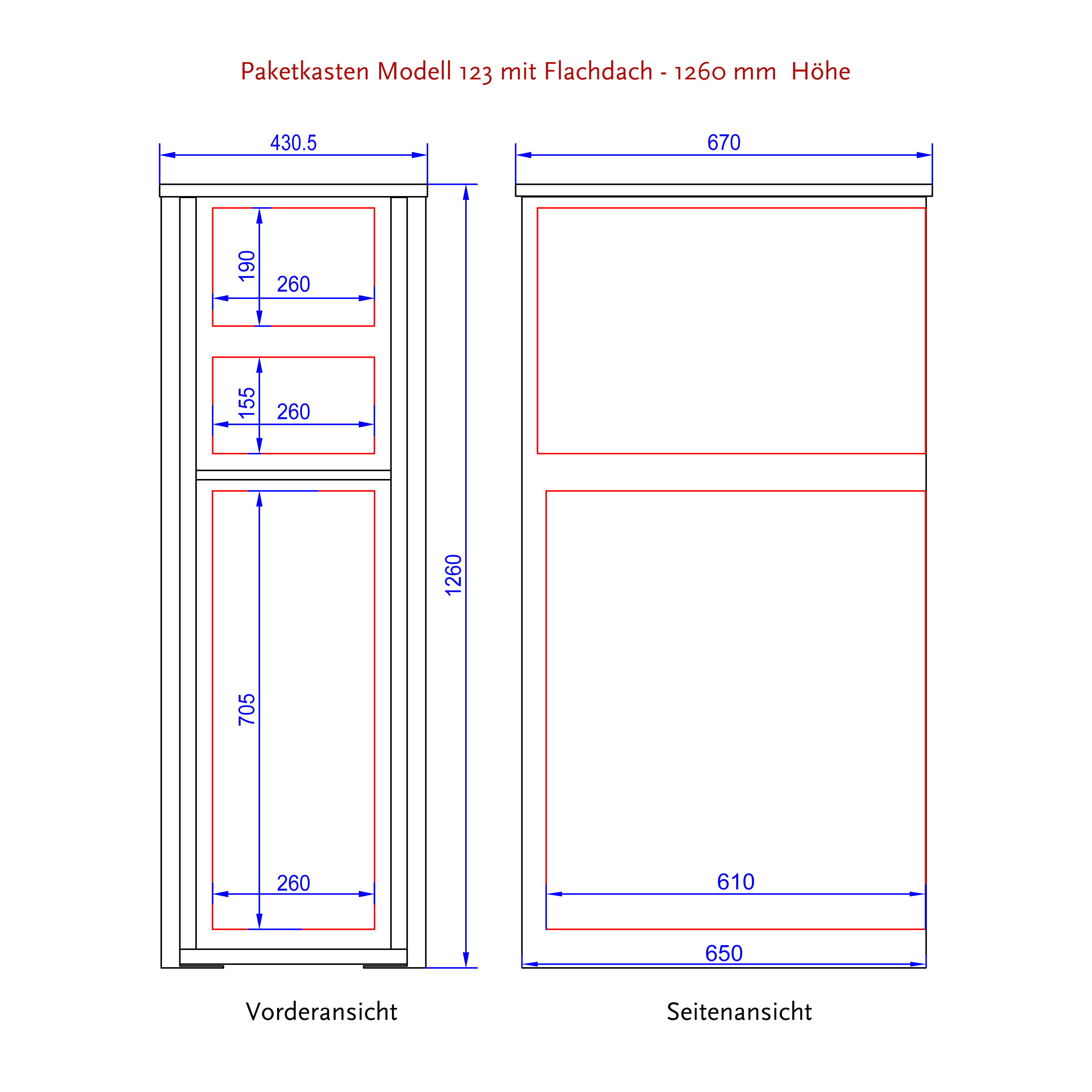 Paketkasten Modell 123.1