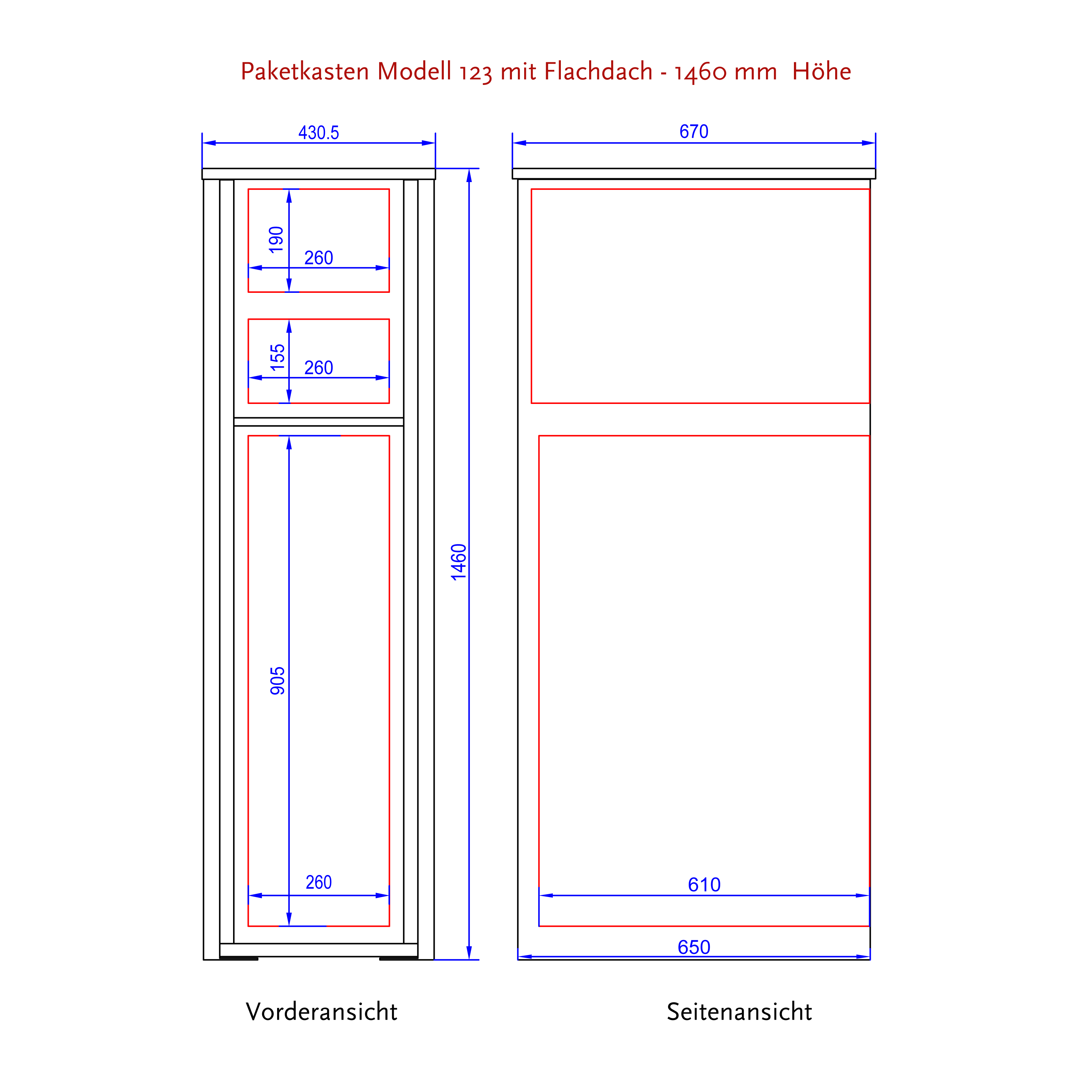 Paketkasten Modell 123.1