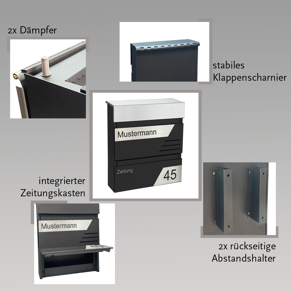 Briefkasten Bravo Moosgrün