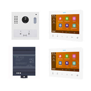 Videosprechanlage - Zweifamilienhauspaket - Gen 2 WIFI - Schick ®  Effective-Security-Solutions