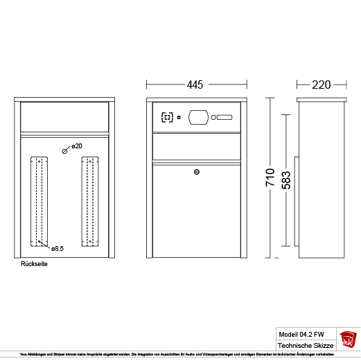 Firmenbriefkasten 04.2FW