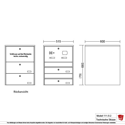 Briefkasten Modell 111.5-2