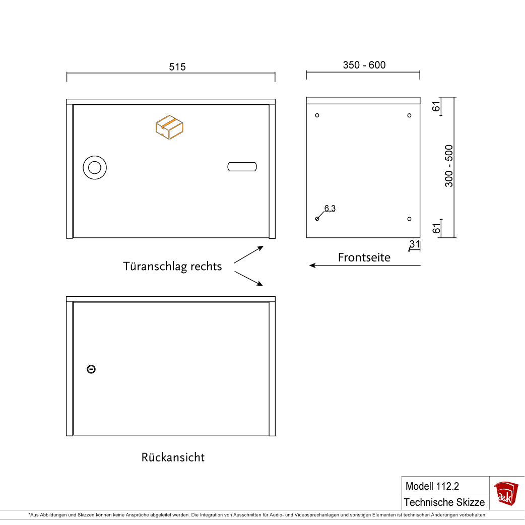 Päckchenkasten Modell 112.2