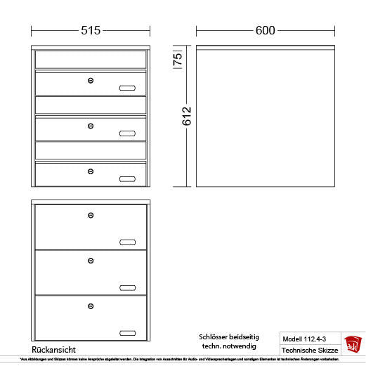 Briefkasten Modell 112.4-3