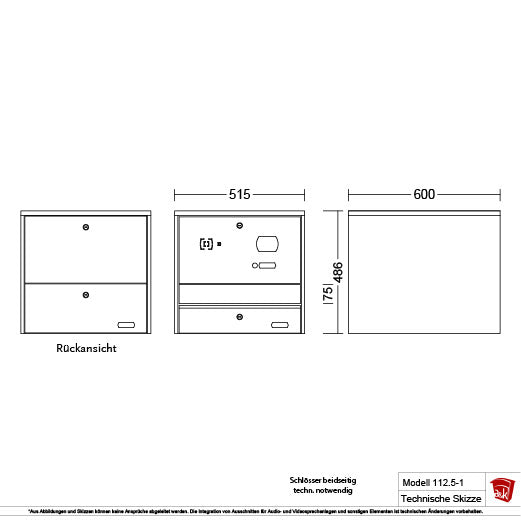 Briefkasten Modell 112.5-1