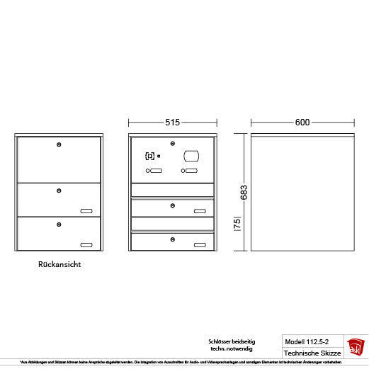 Briefkasten Modell 112.5-2
