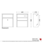 Durchwurfbriefkasten 12.5XXL