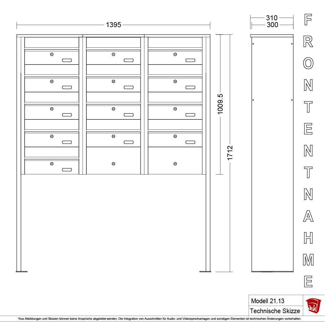 Standbriefkasten 21.13