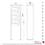 Standbriefkasten 21.5