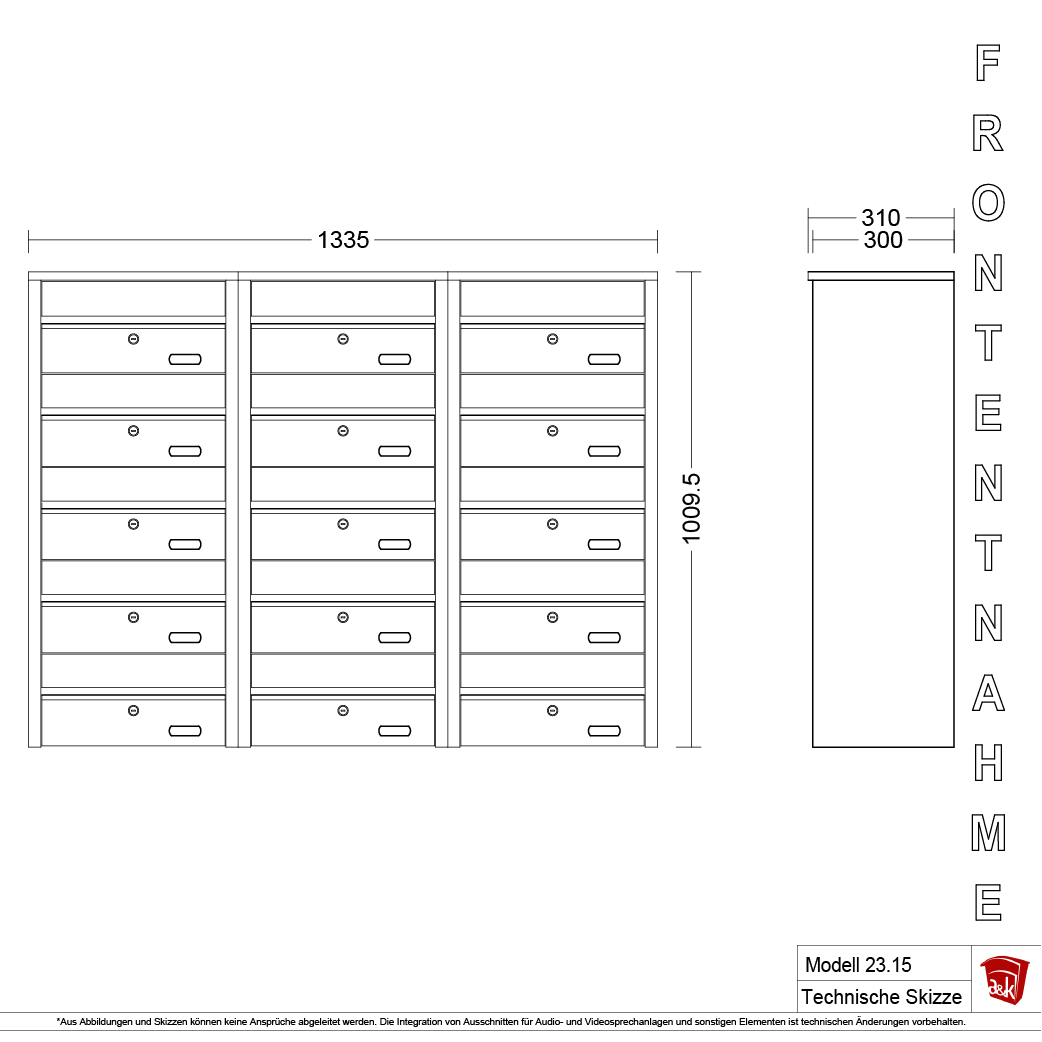 Briefkastenanlage 23.15