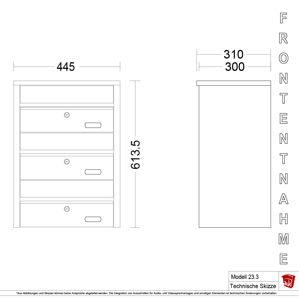 Briefkastenanlage 23.3