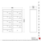Briefkastenanlage 23.9