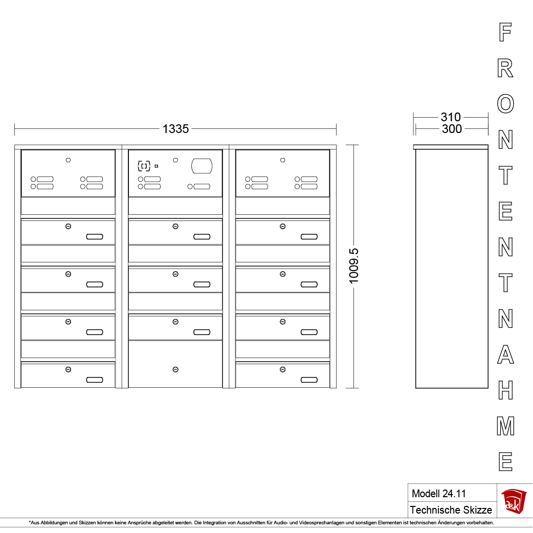 Briefkastenanlage 24.11
