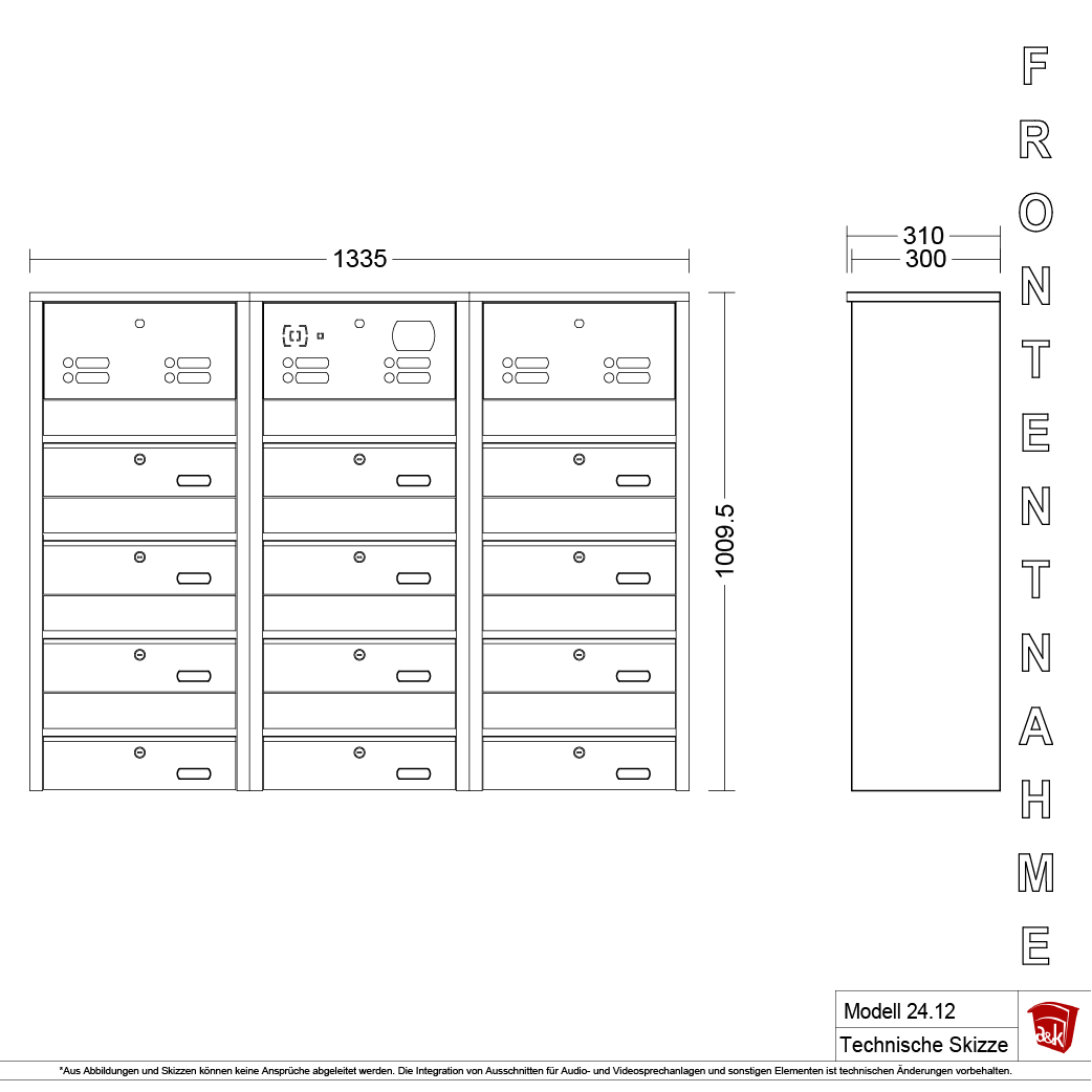 Briefkastenanlage 24.12