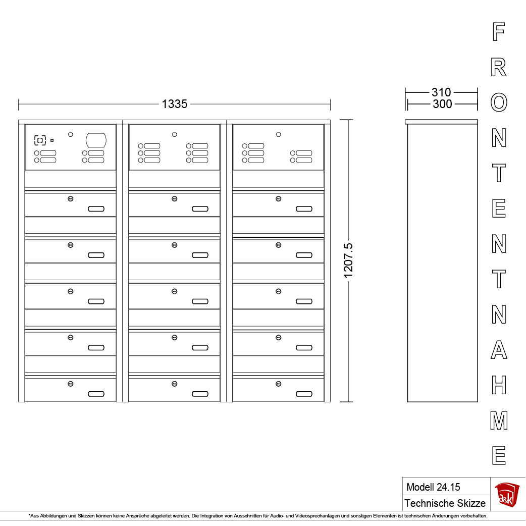 Briefkastenanlage 24.15