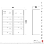 Briefkastenanlage 24.7
