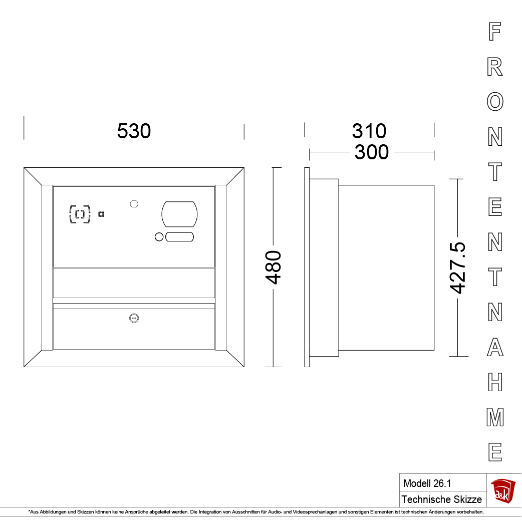 Mauerbriefkasten 26.1