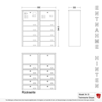 Briefkastenanlage 34.10