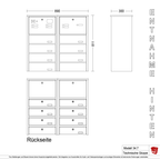 Briefkastenanlage 34.7