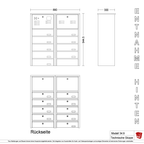 Briefkastenanlage 34.9