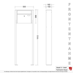 Briefkastenanlage 51.1 Breitformat
