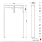 Briefkastenanlage 51.2 Breitformat