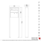 Briefkastenanlage 52.1 Breitformat