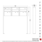 Briefkastenanlage 52.3 Breitformat