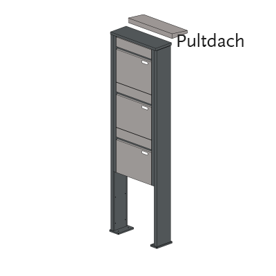 Briefkastenanlage 155.3 Breitformat