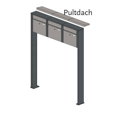 Briefkastenanlage 51.3 Hochformat