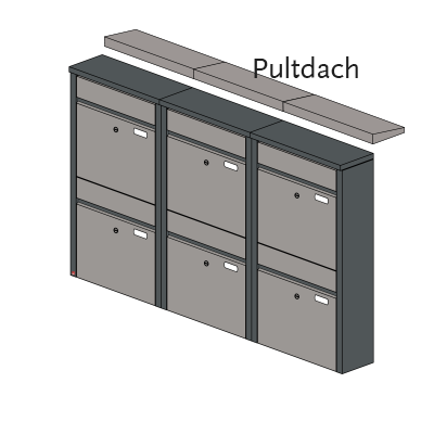 Briefkastenanlage 53.6Z Breitformat