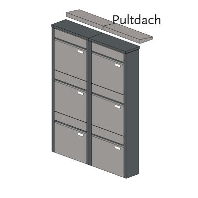 Briefkastenanlage 155.6Z Breitformat