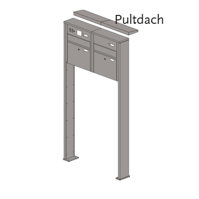 Briefkastenanlage 52.2 Breitformat