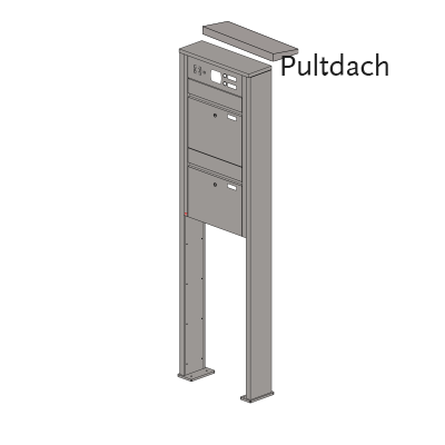 Briefkastenanlage 54.2 Hochformat