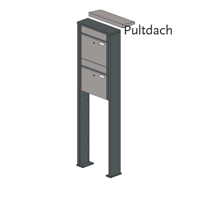 Briefkastenanlage 53.2 Breitformat