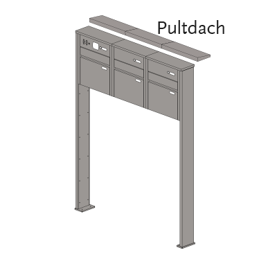 Briefkastenanlage 152.3 Hochformat