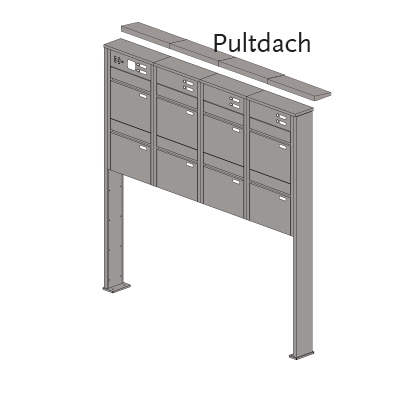 Briefkastenanlage 154.8 Breitformat