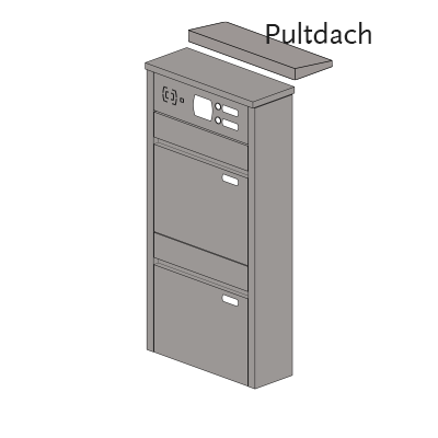 Briefkastenanlage 154.2Z Breitformat