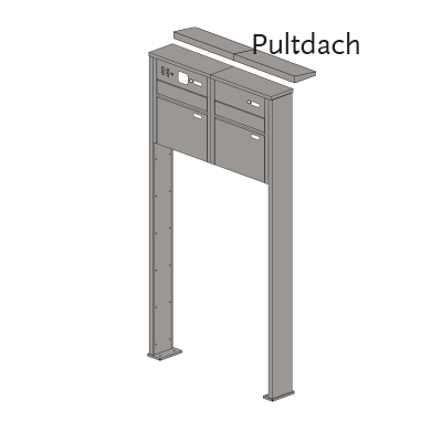 Briefkastenanlage 152.2 Breitformat