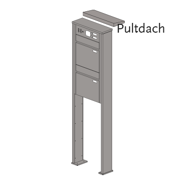 Briefkastenanlage 154.2 Breitformat
