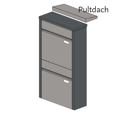 Briefkastenanlage 153.2Z Breitformat