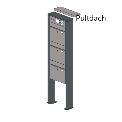 Briefkastenanlage 56.3 Breitformat