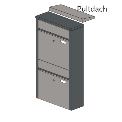 Briefkastenanlage 53.2Z Breitformat